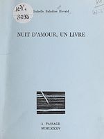 Télécharger le livre :  Nuit d'amour, un livre
