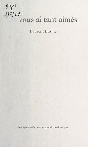 Téléchargez le livre :  Je vous ai tant aimés