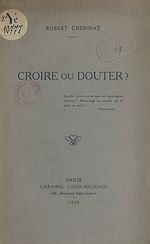 Télécharger le livre :  Croire ou douter ?