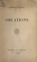 Télécharger le livre :  Oblations