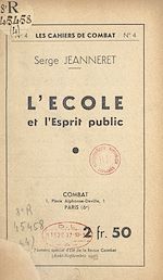 Télécharger le livre :  L'École et l'esprit public