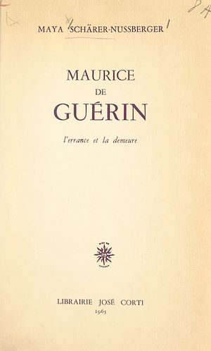 Téléchargez le livre :  Maurice de Guérin