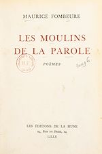 Télécharger le livre :  Les moulins de la parole