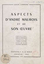 Télécharger le livre :  Aspects d'André Maurois et de son œuvre