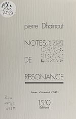 Télécharger le livre :  Notes de résonance