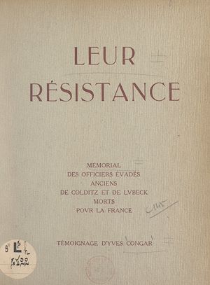 Téléchargez le livre :  Leur Résistance