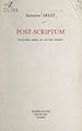 Télécharger le livre :  Post-scriptum