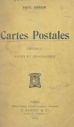 Télécharger le livre :  Cartes postales