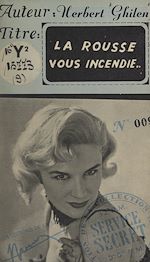 Télécharger le livre :  La rousse vous incendie