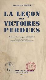 Télécharger le livre :  La leçon des victoires perdues