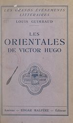 Télécharger le livre :  Les orientales de Victor Hugo