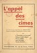 Télécharger le livre :  L'appel des cimes