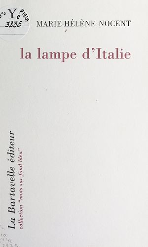 Téléchargez le livre :  La lampe d'Italie