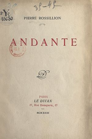 Téléchargez le livre :  Andante
