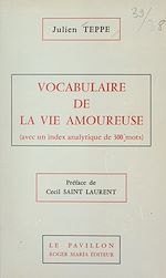 Télécharger le livre :  Vocabulaire de la vie amoureuse