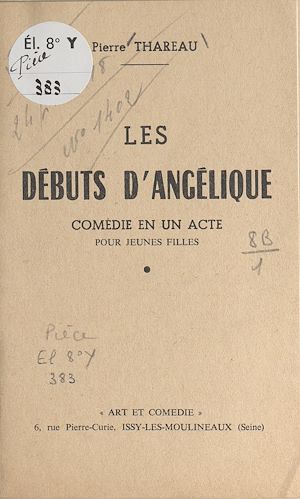 Téléchargez le livre :  Les débuts d'Angélique