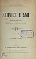 Télécharger le livre :  Service d'ami