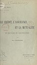Télécharger le livre :  Le crédit, l'assurance et la mutualité en matière de colonisation