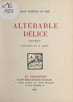 Télécharger le livre :  Altérable délice
