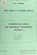 Télécharger le livre :  À propos de Hegel sur quelques problèmes actuels