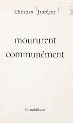 Télécharger le livre :  Moururent communément