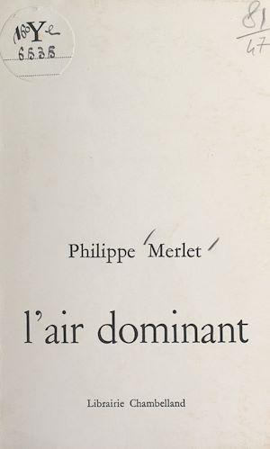 Téléchargez le livre :  L'air dominant