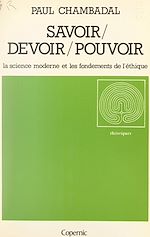 Télécharger le livre :  Savoir, devoir, pouvoir