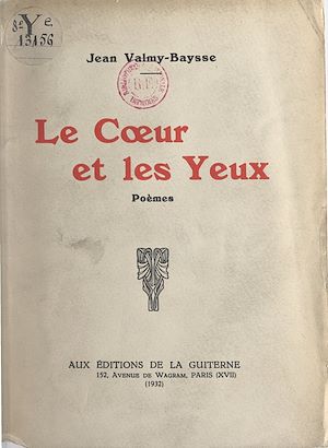 Téléchargez le livre :  Le cœur et les yeux