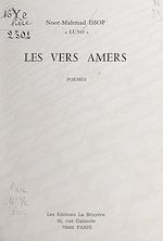 Télécharger le livre :  Les vers amers