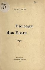 Télécharger le livre :  Partage des eaux