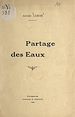 Télécharger le livre :  Partage des eaux