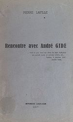 Télécharger le livre :  Rencontre avec André Gide