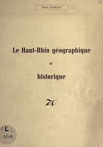 Télécharger le livre :  Le Haut-Rhin géographique et historique