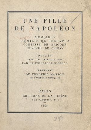 Téléchargez le livre :  Une fille de Napoléon