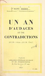 Télécharger le livre :  Un an d'audaces et de contradictions