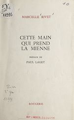 Télécharger le livre :  Cette main qui prend la mienne