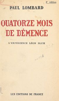 Téléchargez le livre :  Quatorze mois de démence