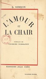 Télécharger le livre :  L'amour et la chair