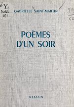 Télécharger le livre :  Poèmes d'un soir