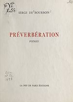 Télécharger le livre :  Préverbération