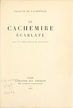 Télécharger le livre :  Le cachemire écarlate