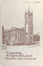 Télécharger le livre :  Consécration de l'église St. Laurent à Sausheim les 1er et 2 octobre 1955