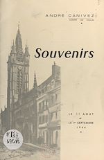 Télécharger le livre :  Souvenirs
