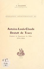 Télécharger le livre :  Antoine-Louis-Claude Destutt de Tracy