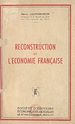 Télécharger le livre :  Reconstruction de l'économie française