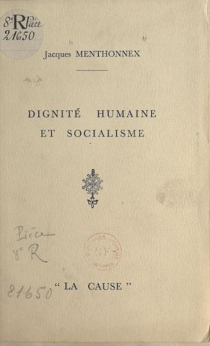Téléchargez le livre :  Dignité humaine et socialisme