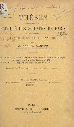 Téléchargez le livre :  Étude critique d'une carte ancienne de Pologne dressée par Stanislas Staszic (1806)
