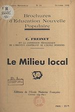 Télécharger le livre :  Le milieu local