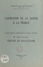Télécharger le livre :  L'annexion de la Savoie à la France