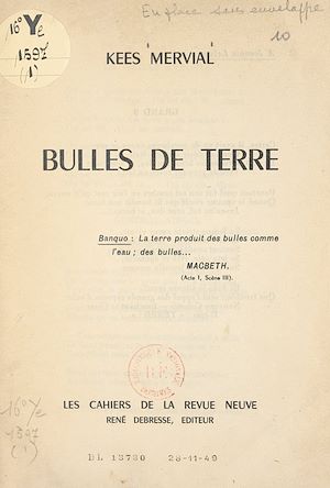 Téléchargez le livre :  Bulles de terre